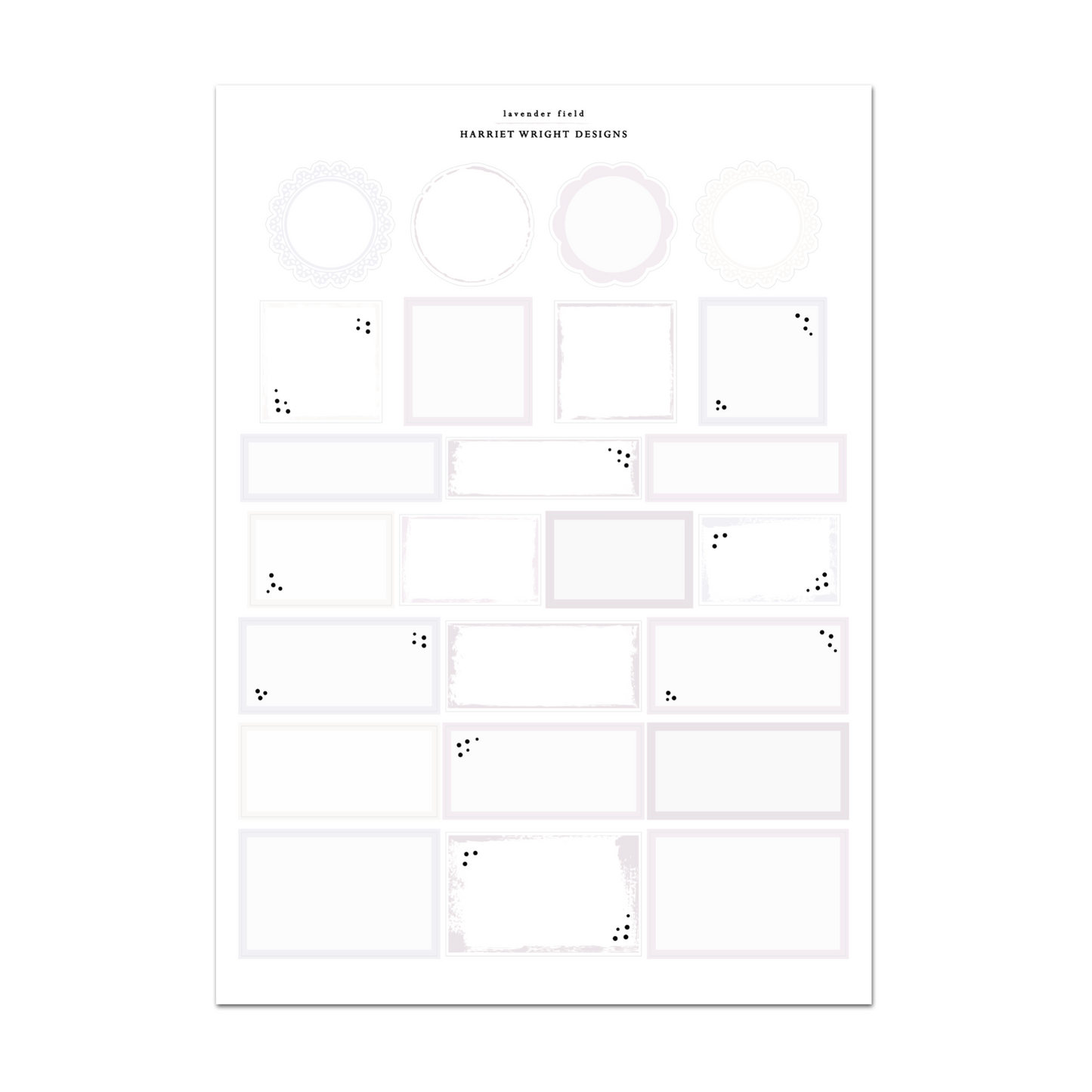Lavender Field | Weekly Kit