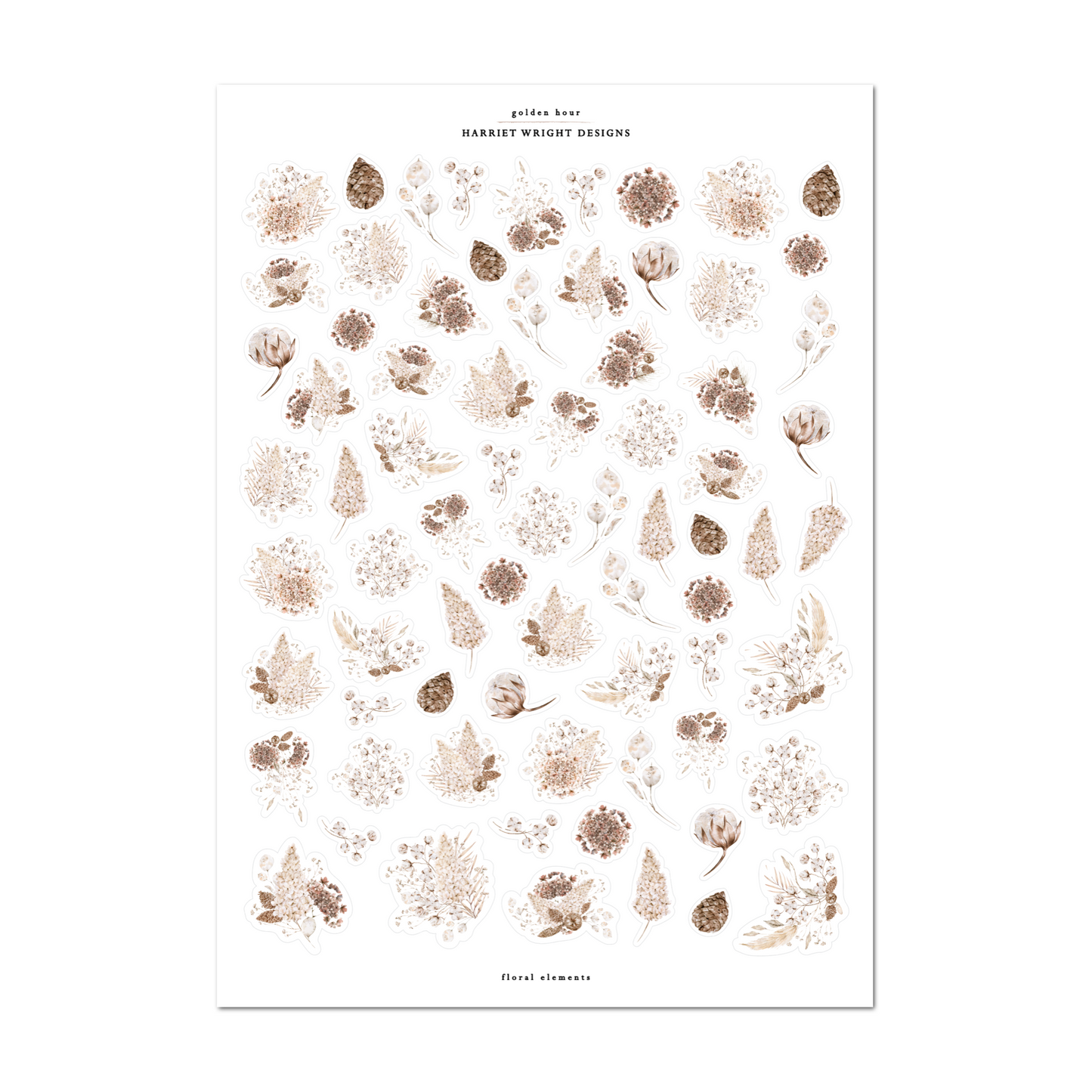 Golden Hour | Floral Elements