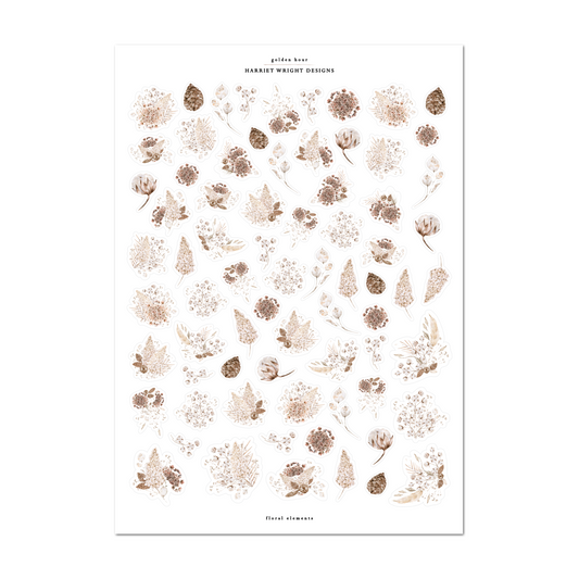 Golden Hour | Floral Elements