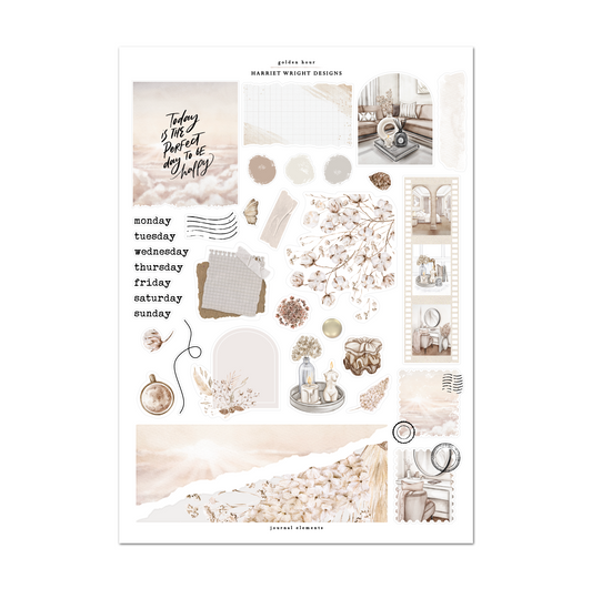 Golden Hour | Journal Elements