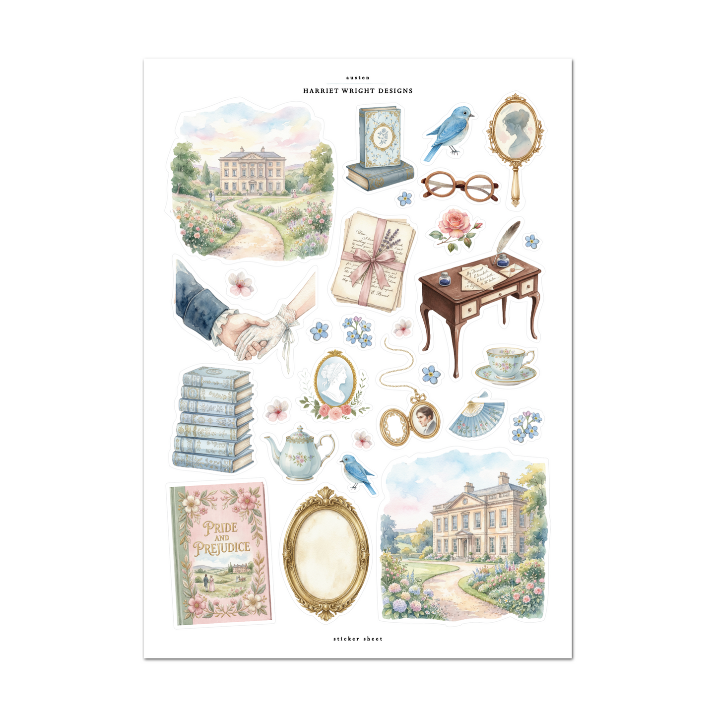 Austen | Sticker Sheet