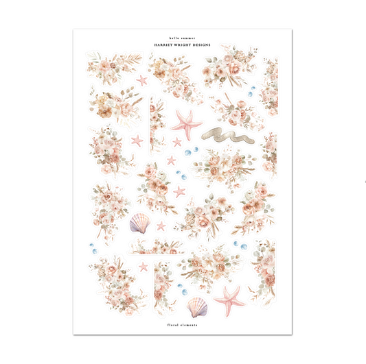 Hello Summer | Floral Elements