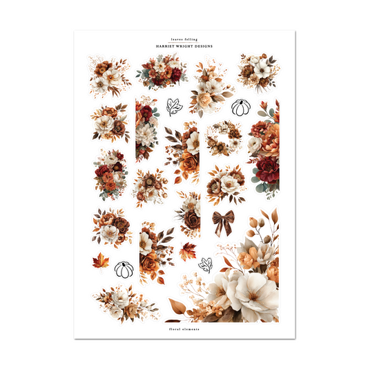 Leaves Falling | Floral Elements