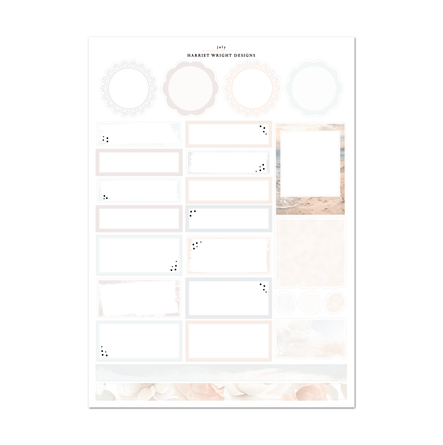 July 2026 | A5 Wide | Monthly Kit