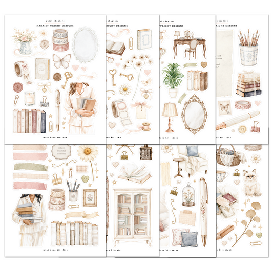 Quiet Chapters | Mini Decorative Kit