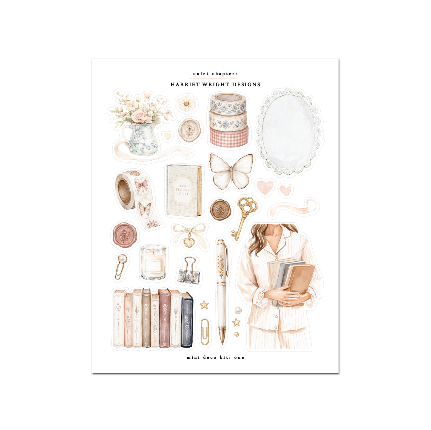 Quiet Chapters | Mini Decorative Kit