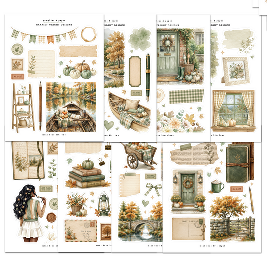 Pumpkins & Paper | Mini Decorative Kit