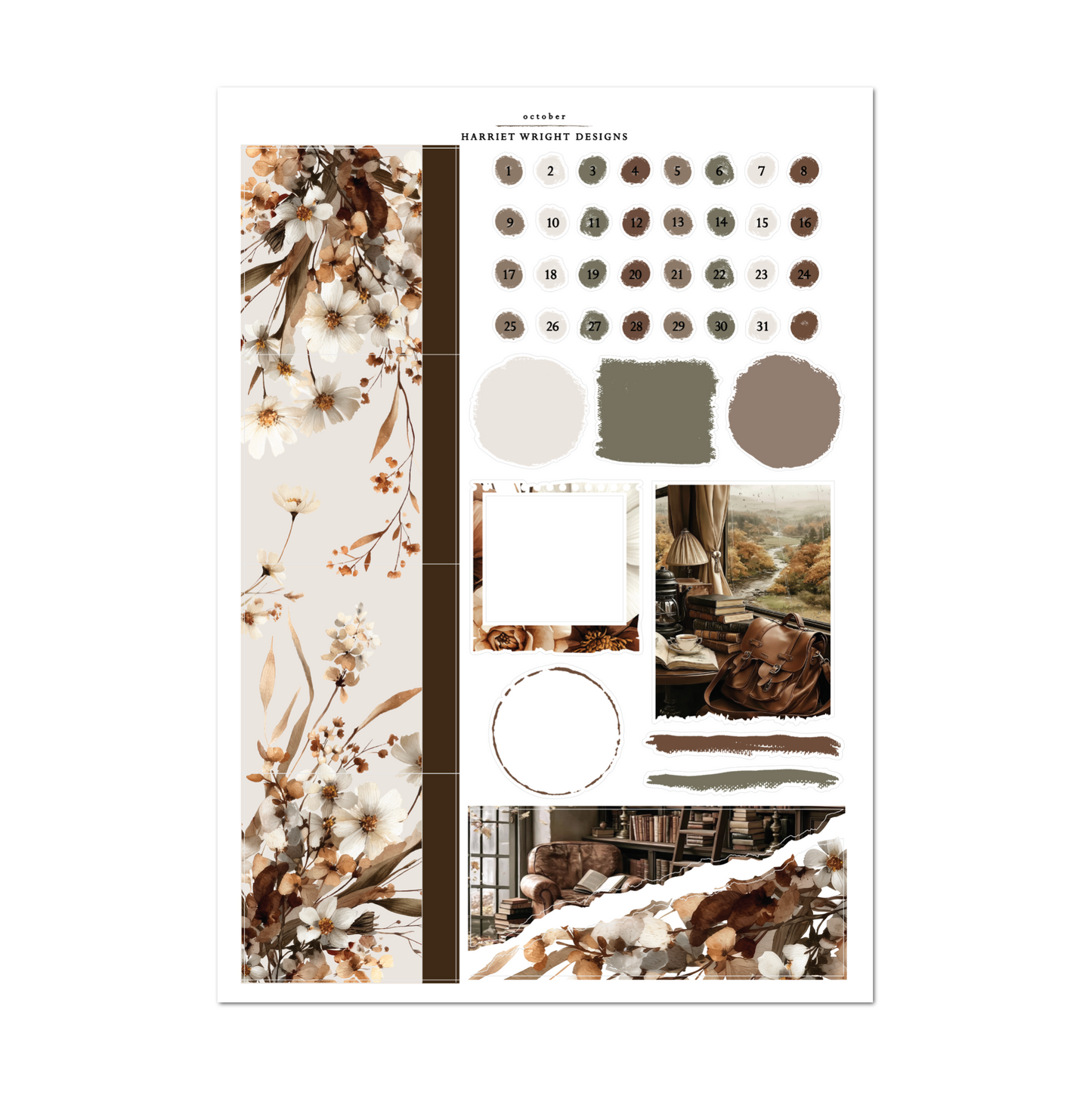 October 2026 | A5 Wide | Monthly Kit