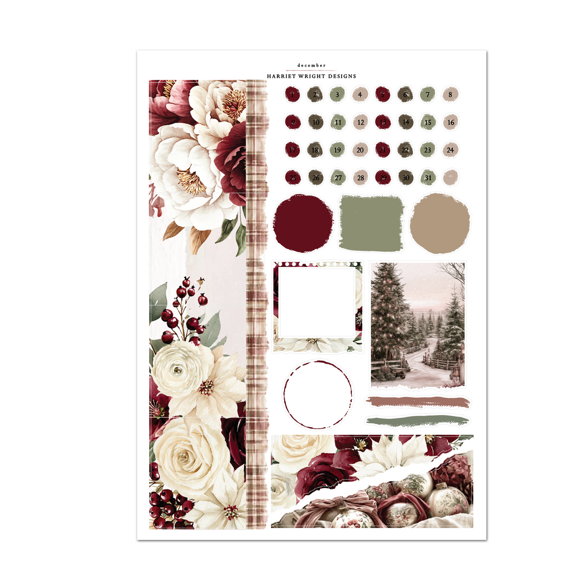 December 2026 | A5 Wide | Monthly Kit