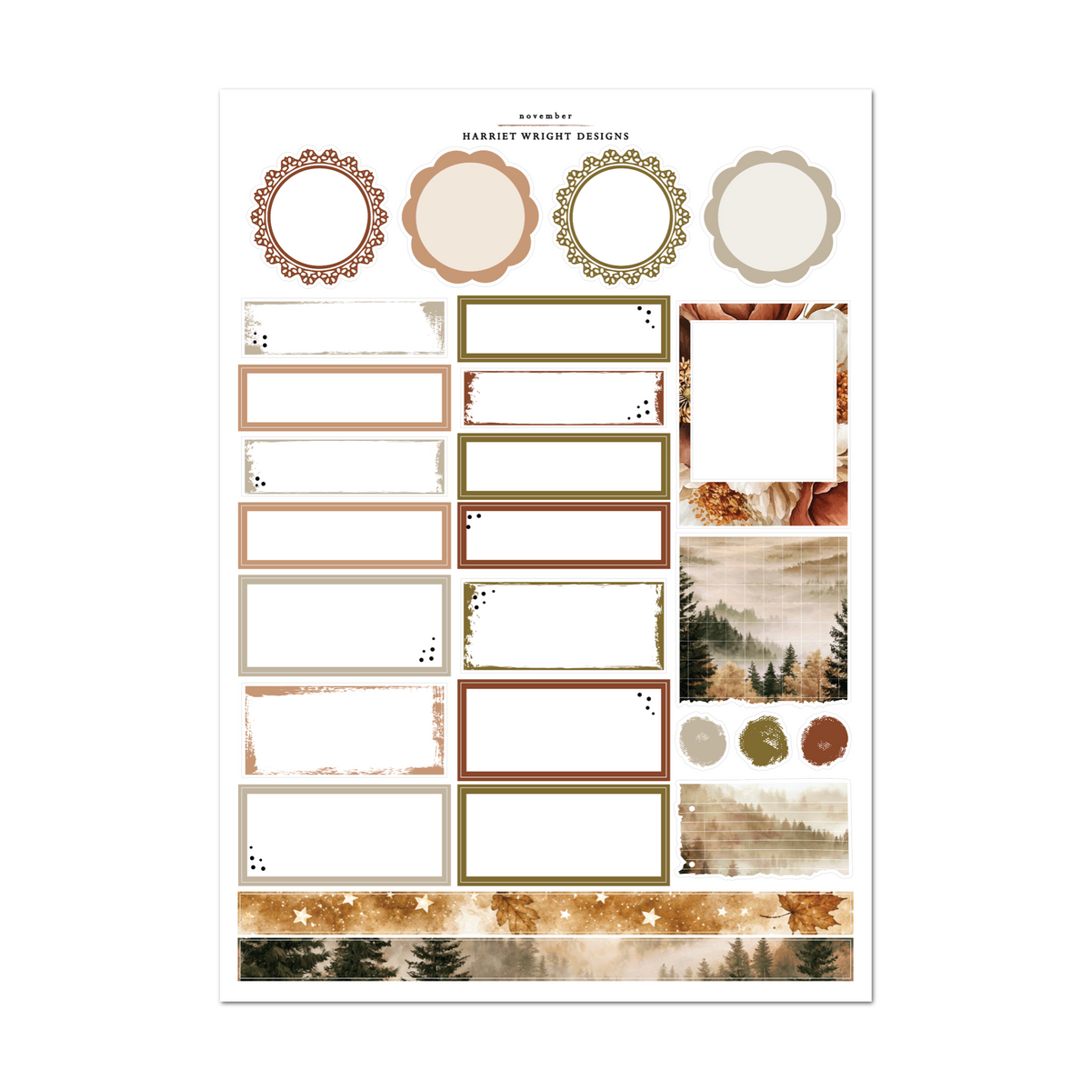 November 2026 | A5 Wide | Monthly Kit