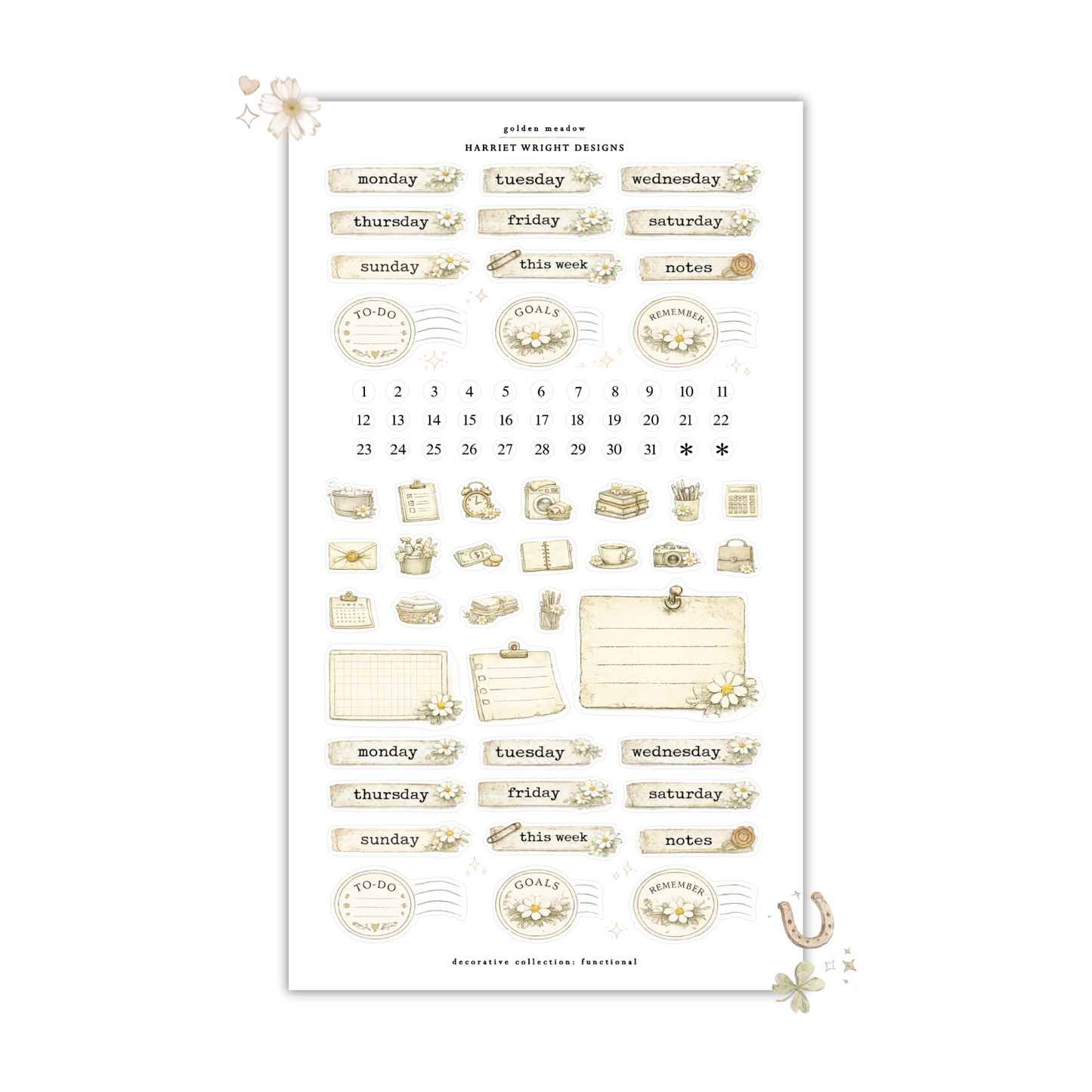 Golden Meadow | Decorative Collection (Exclusive Artwork)