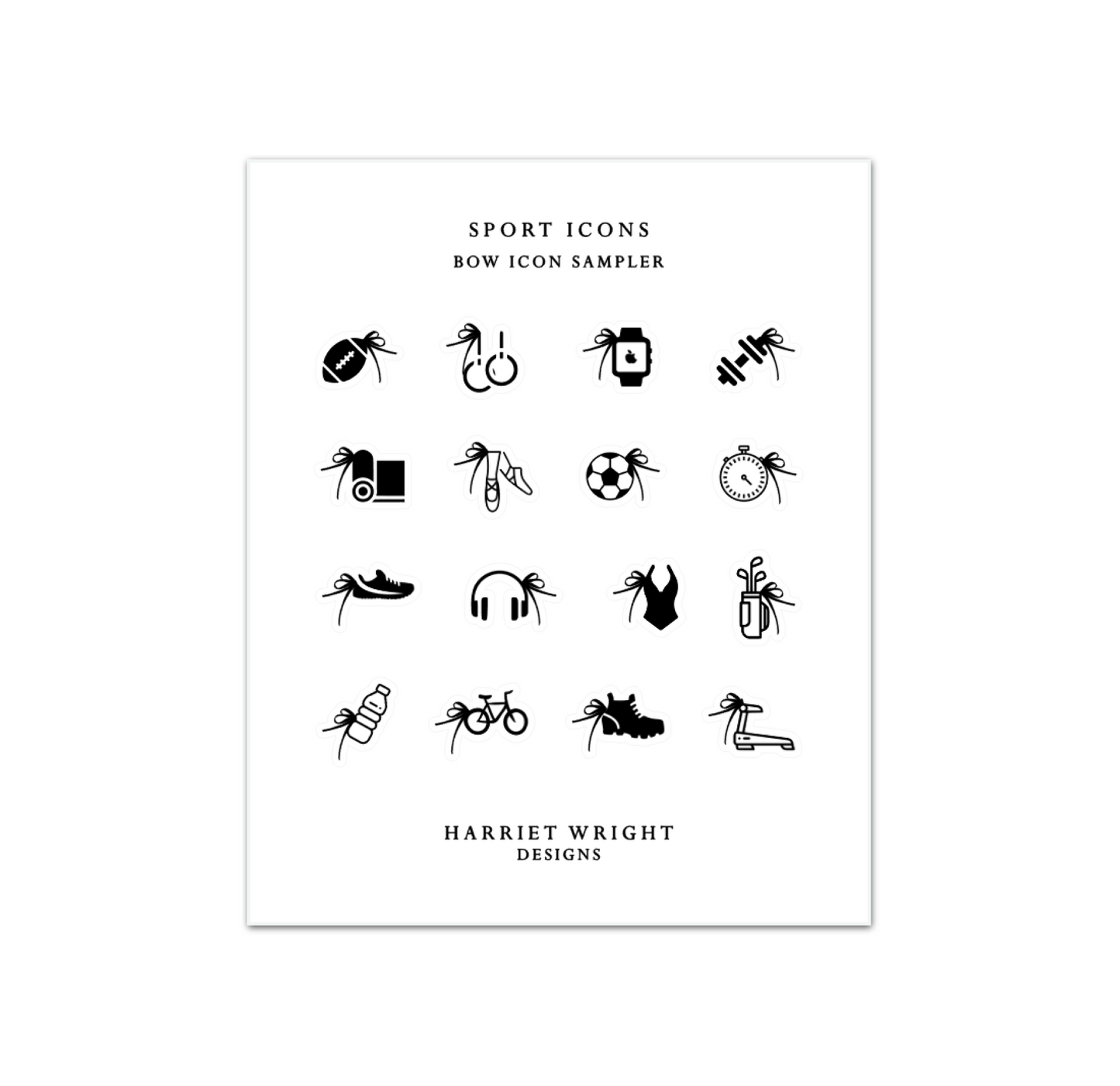 Sports || Bow Icon Sampler