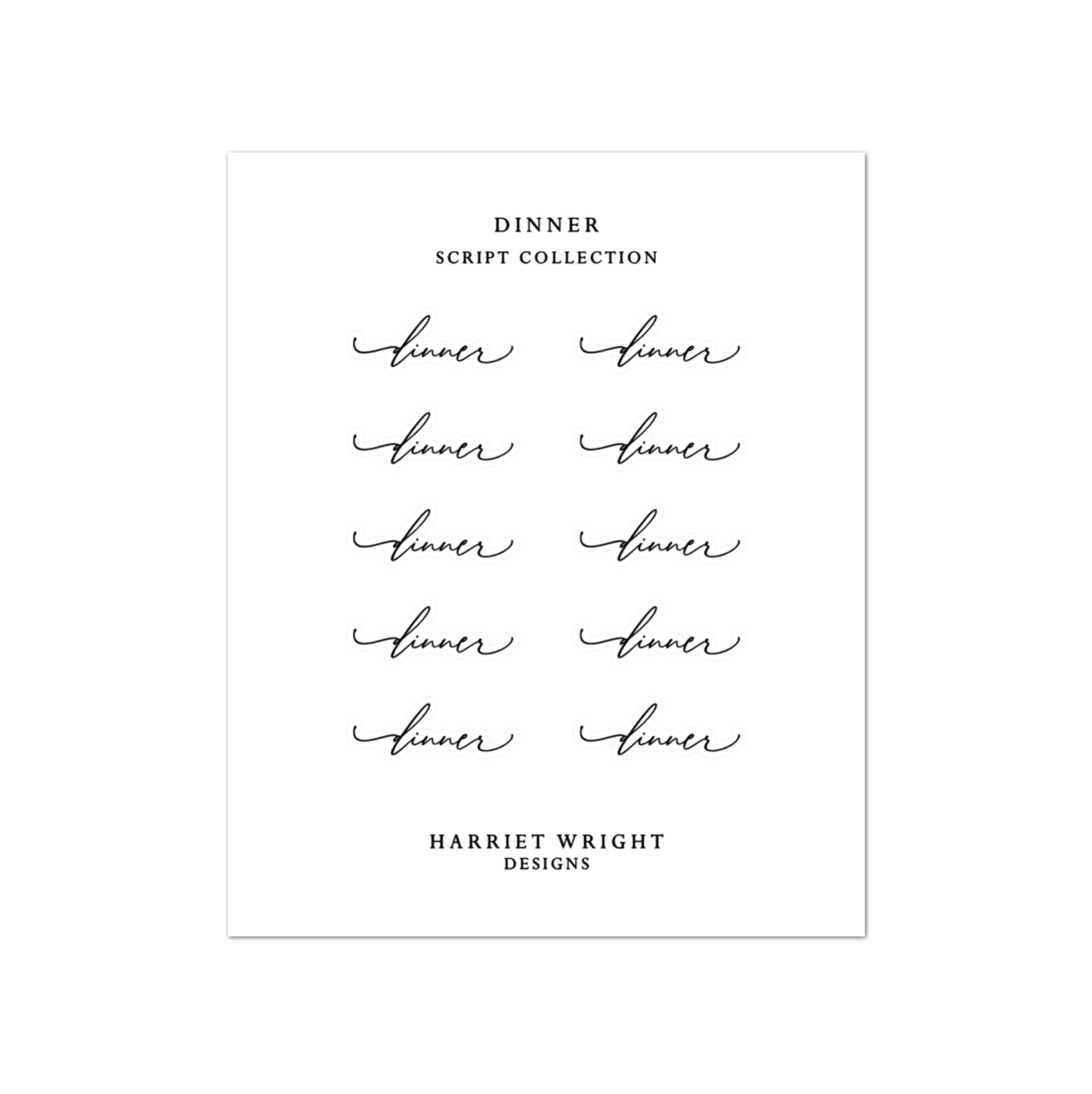 Dinner || Script Collection