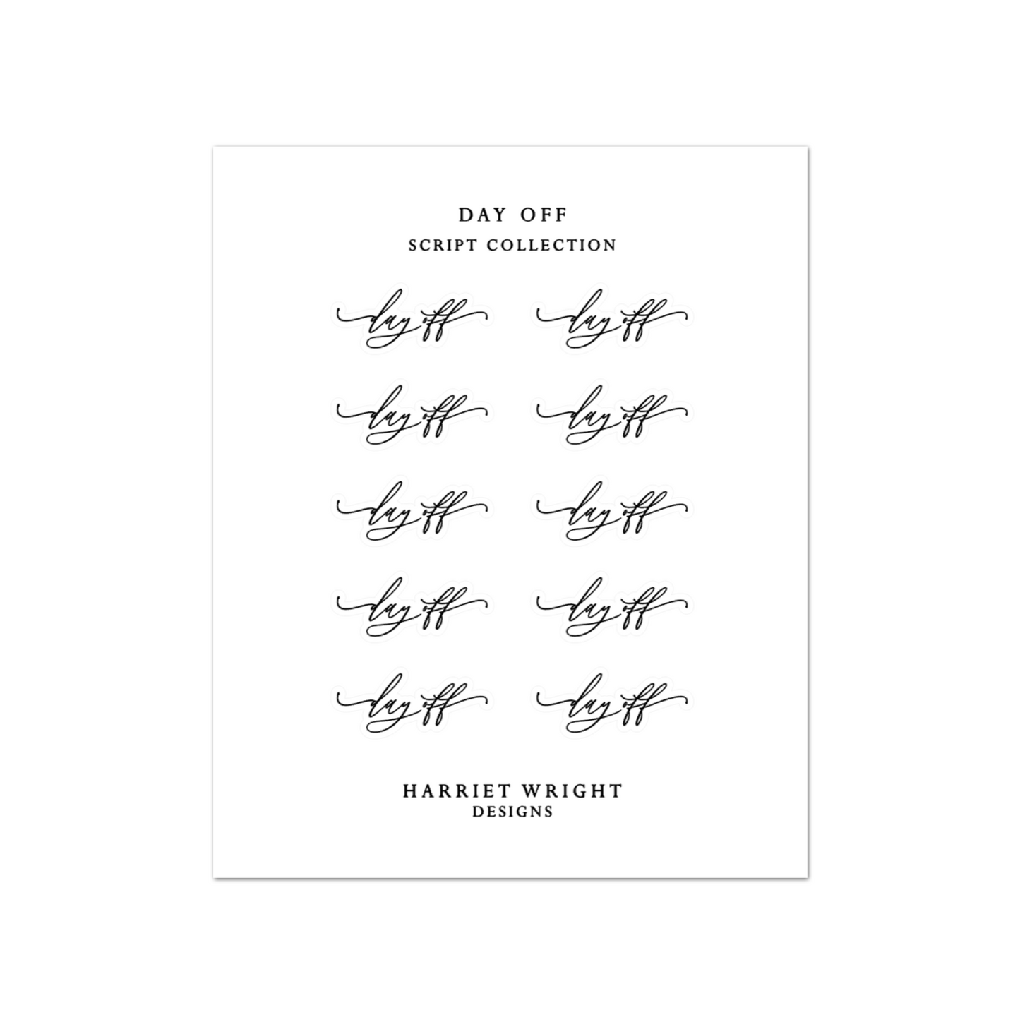 Day Off || Script Collection