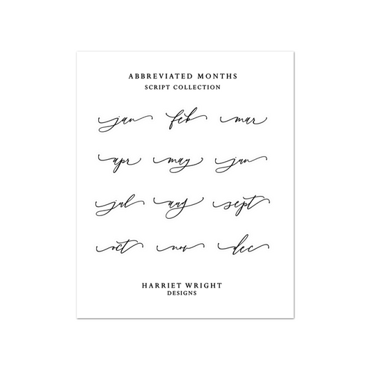 Abbreviated Months || Script Collection