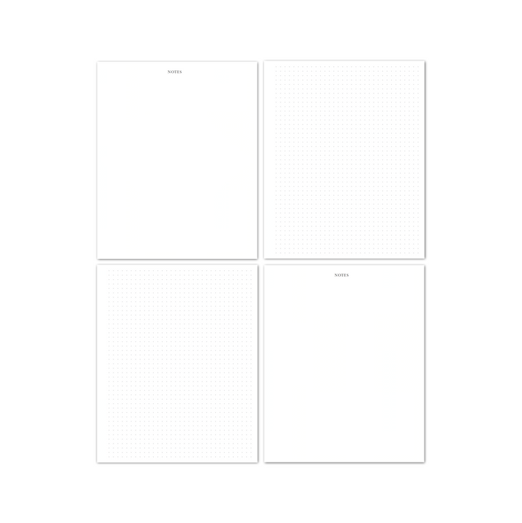 A5 Wide Printed Inserts || Weekly & Monthly