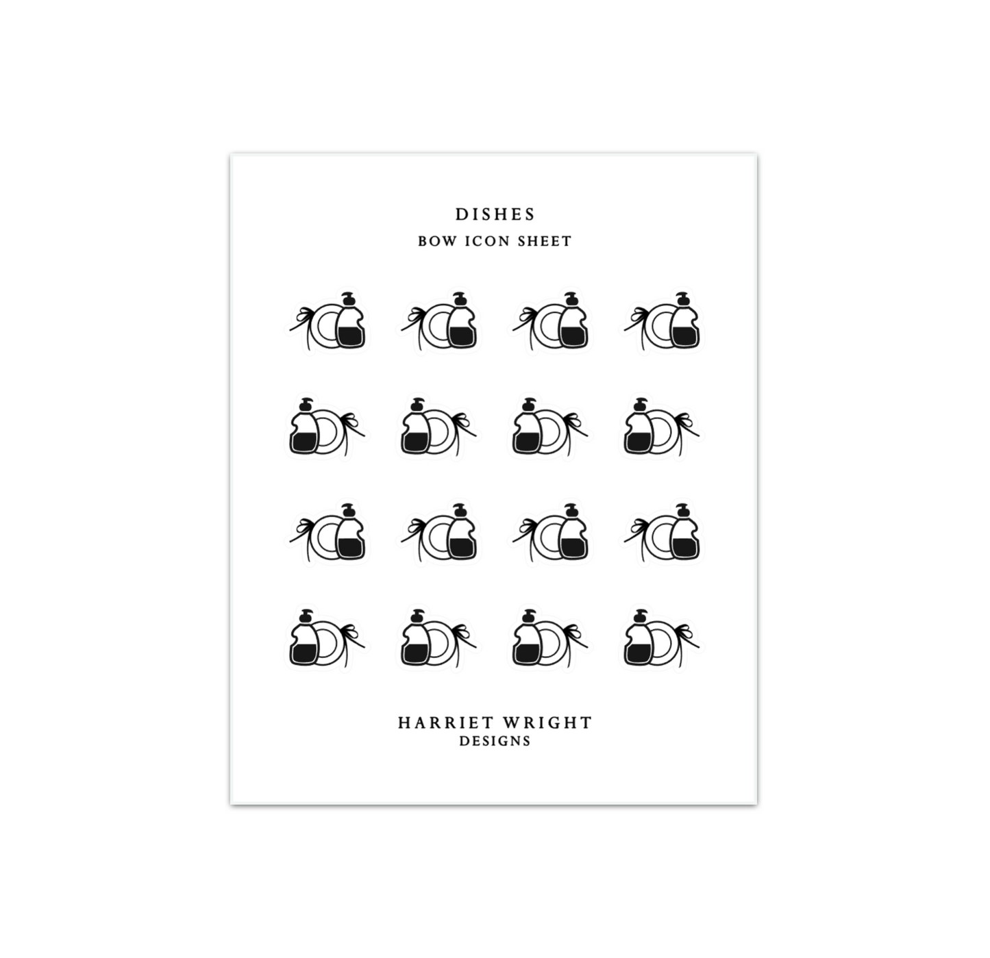 Dishes  || Bow Icon Collection
