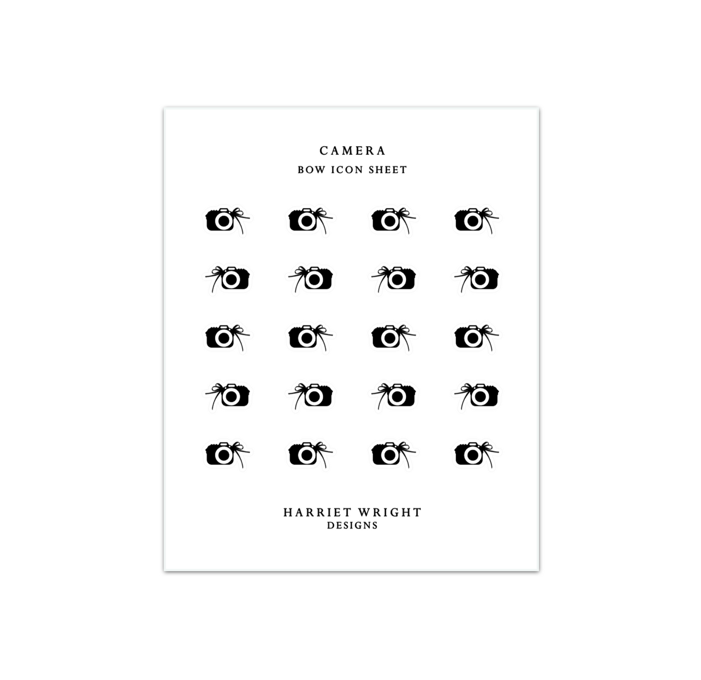 Camera || Bow Icon Collection