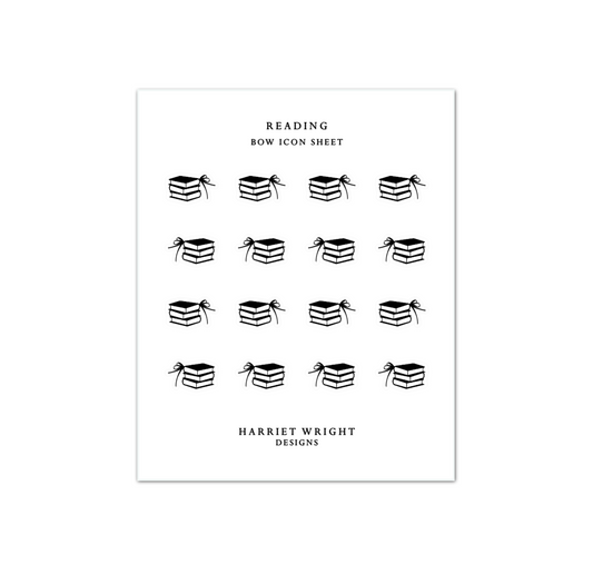 Reading || Bow Icon Collection