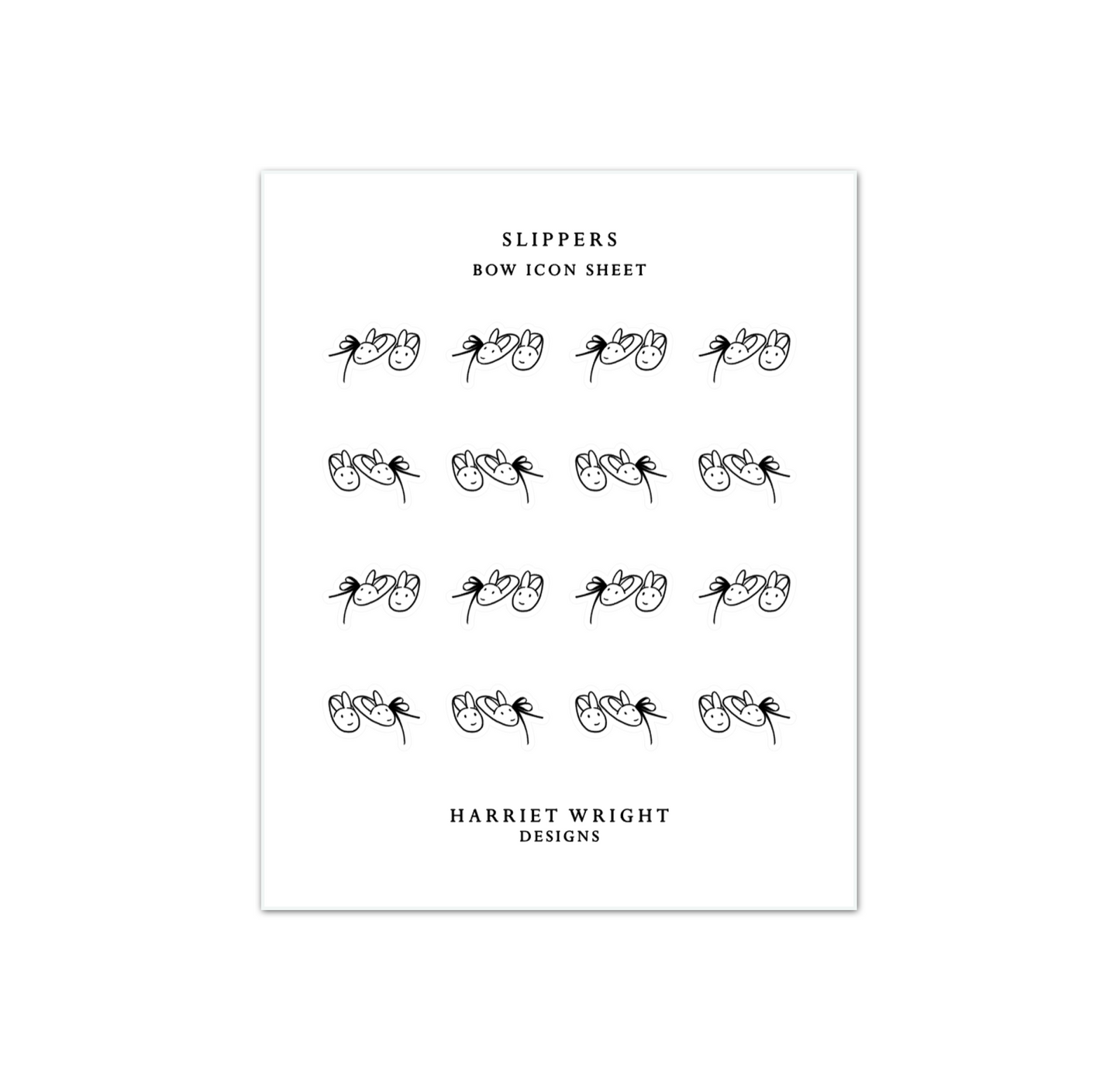 Slippers || Bow Icon Collection