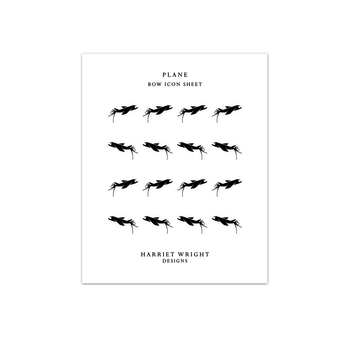 Plane || Bow Icon Collection