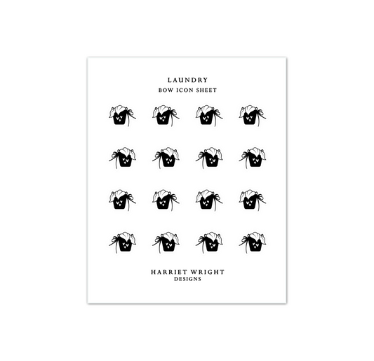 Laundry || Bow Icon Collection