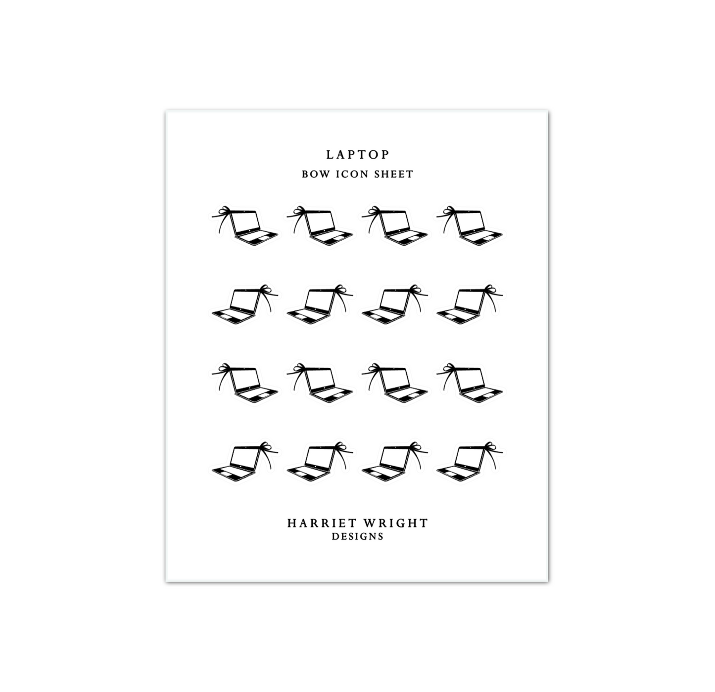 Laptop || Bow Icon Collection