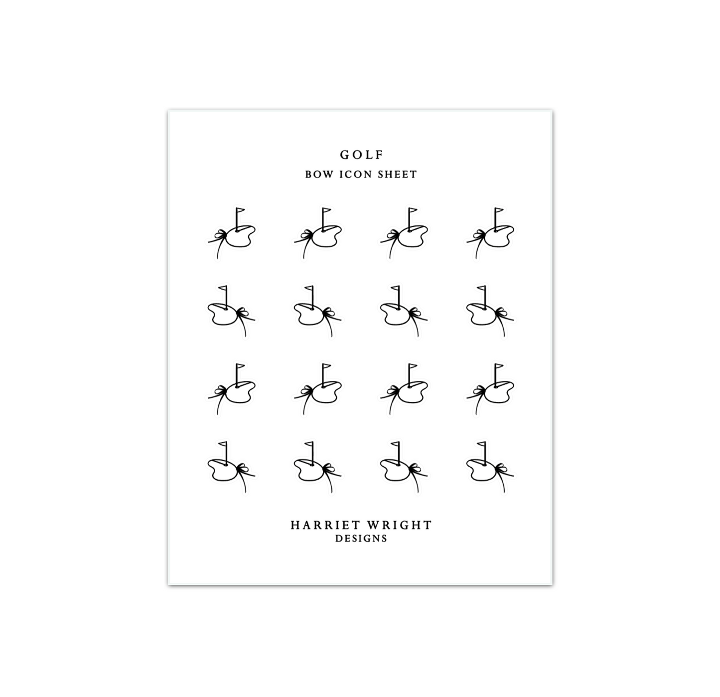 Golf || Bow Icon Collection