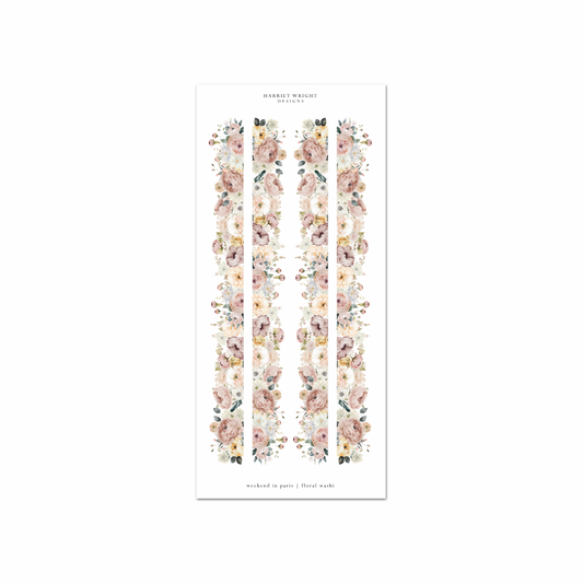Weekend in Paris | Floral Cut Washi